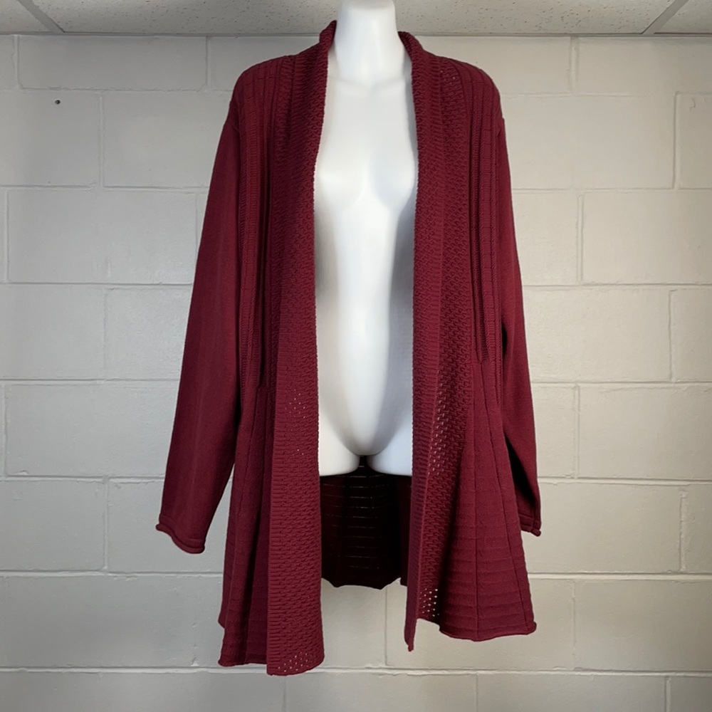 Architect women sweater NWT 2X color Wine